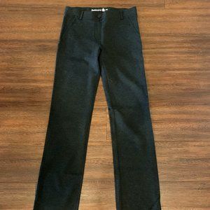 Betabrand Medium long dark gray work pants